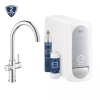 GROHE Blue Home vandanlæg med Duo C-tud vandhane i Krom