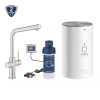 GROHE Red Duo L-tud i Supersteel med M kedel