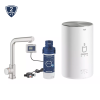 GROHE Red Mono L-tud hane i Supersteel med M Kedel