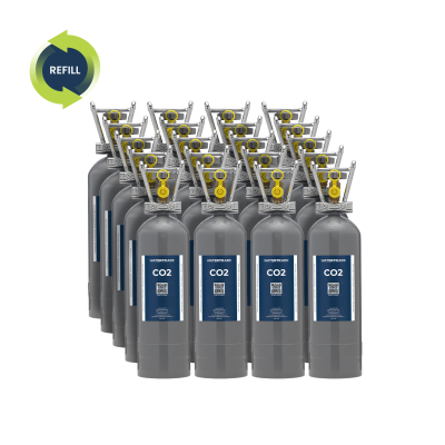 2 kg. Co2 - 20 pak refill 1/2 palle