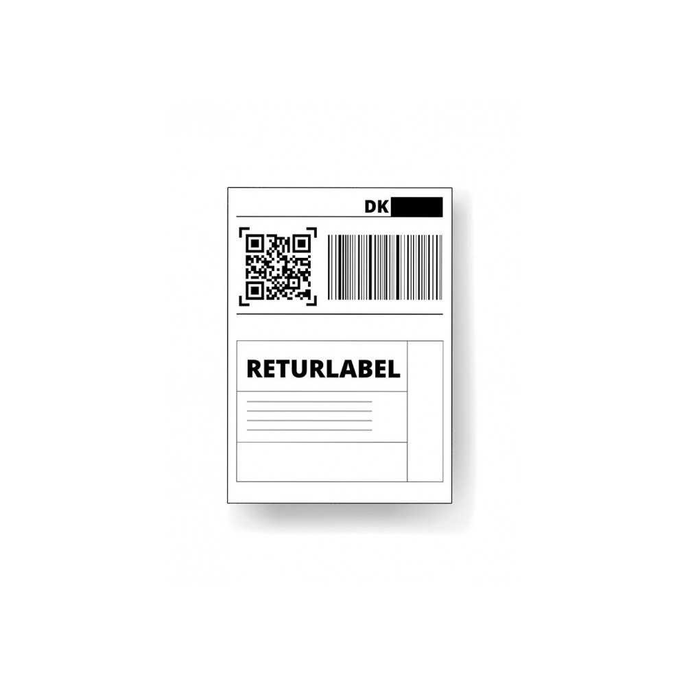 Returlabel forudbetalt Reservedele